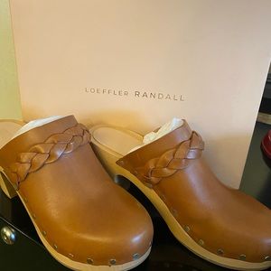 Loeffler Randall Merrill Cognac Heeled Braid
Clog - Size 7.5